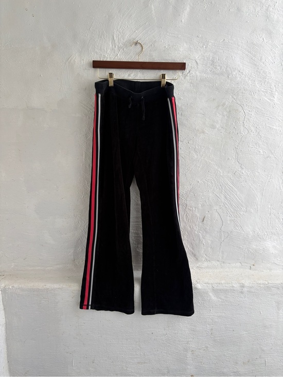 Fila Pants - vintage FILA velour wide-leg flare track pants